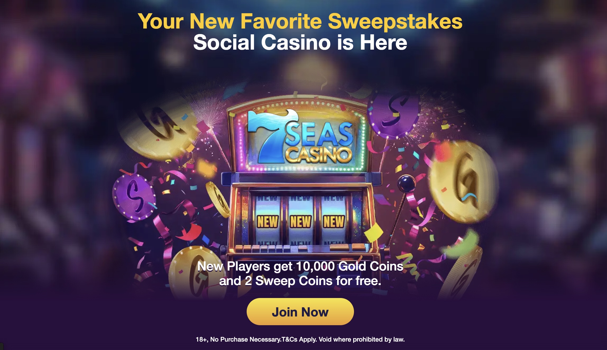 Play the Ultimate Sweepstakes Social Casino!